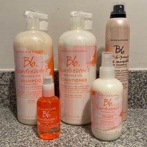 Set of Bumble and Bumble Hairdresser’s Oil products and Dry Shampoo